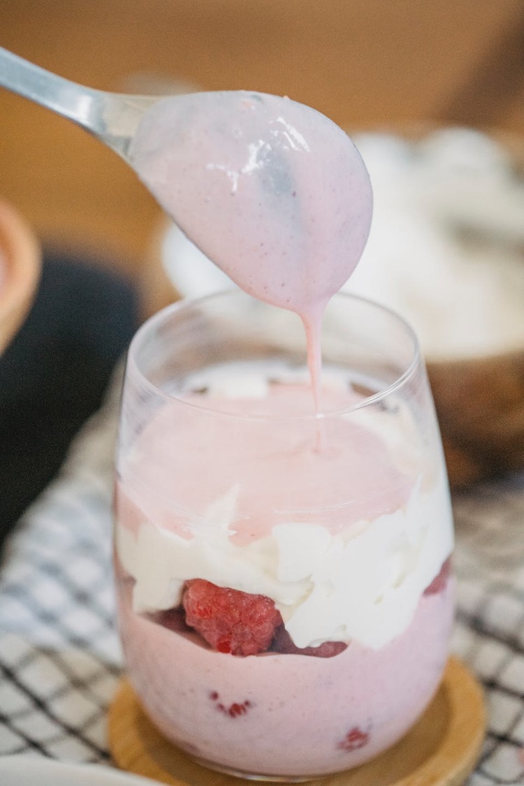 Parfaits Recipe - Raspberry Greek Yogurt Parfait