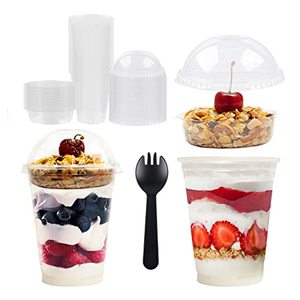 Innovative Offer Parfait Cups Set Of 50 With Lids and Inserts